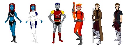 Mystique and the Acolytes. *sigh* Totally love Remy.
