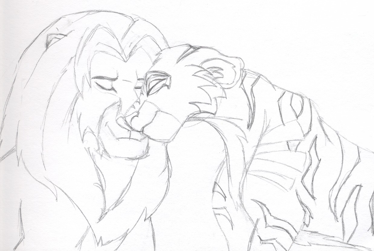 3rd of the Talis/Niko pics. Taken from a picture from Lion King.