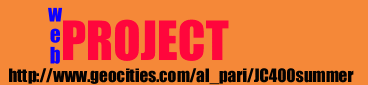 WEB PROJECT http://geocities.com/al_pari/JC400summer