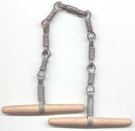 French Come Along with Wooden Handles