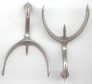 Pair of Hiatt Spurs with Heel Spikes