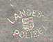 Landes Polizei stamp-mark