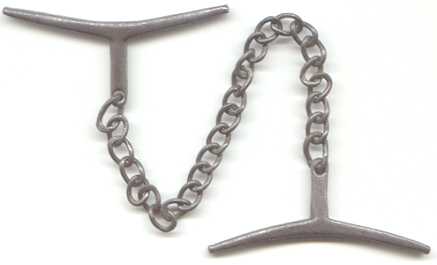 Rare chain nipper with non-interlocking, upswept handles