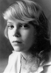 These B&W's were taken in 1989... 10 year old Leslie with a pensive look.