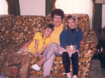 Holly, Grandma Libke, and Leslie, somewhere around 1988, or so.