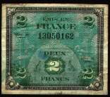 1944 vintage 2 Franc note.