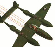 P-38 Lightning From a 1943 Lockheed Advertisement
