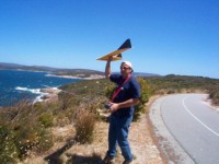 Glen about to launch his Tornado
