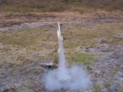 James' funky little rocket with glider.