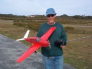 Dave with an electric Beachcraft
