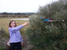 Steve's Daughter with her control line crash