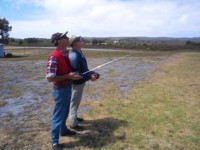 Bob & Ed practicing for Gold Wings