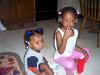 jasmine and mykal danielle eating.jpg (92888 bytes)
