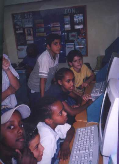 English via computers