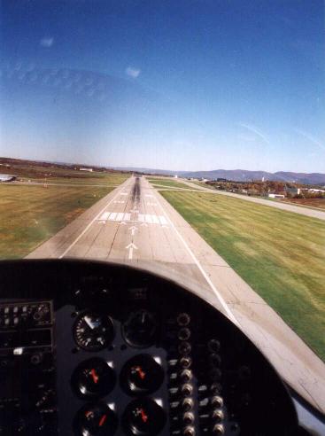 Landing at Stewart International