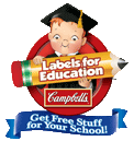 Link to the Campbell's Labels for Education website.