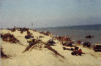 Silver Lake ORV area by Lake Michigan