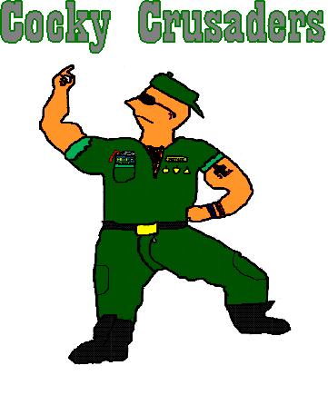 Cocky Crusaders Logo