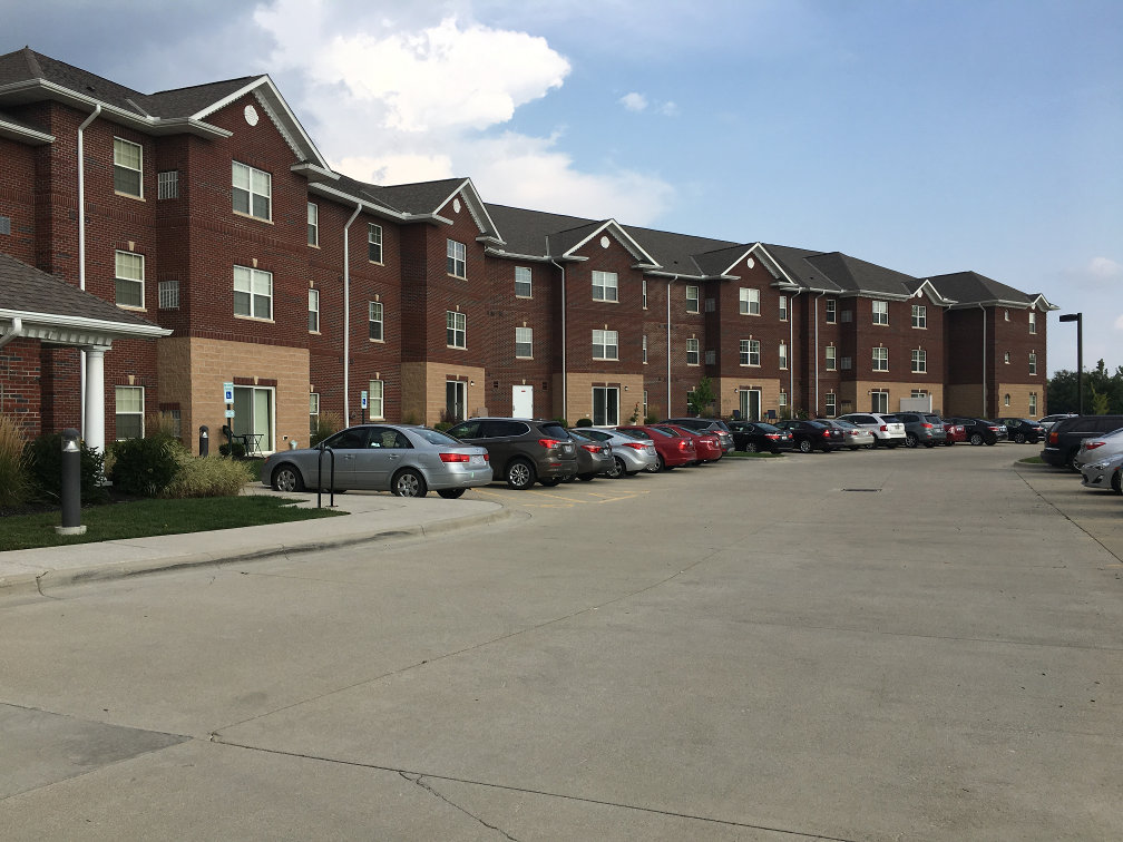 outside view of residences