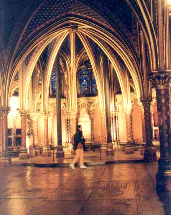 Sainte Chapelle, lower chapel