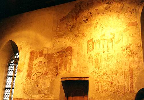 The mural in Scherzligkirche