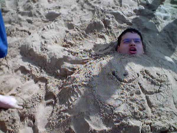 More sand