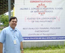 DTS Coordinator of JZGMSAT Mr. Benito G. Reyes