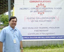 DTS Coordinator of JZGMSAT Mr. Benito G. Reyes