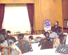 Ms. Chi-Chi Fajardo Robles, the President of the Philippine Association of Communication Education (PACE) as the Resource Speaker on the Speech Communication Organization of the Philippines (SCOP) last October 16-18, 2008 at the Legenda Hotel, Subic Bay, Zambales