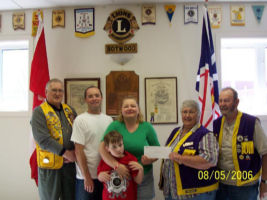 Lions donation