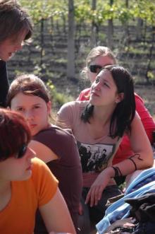 Wir beim Bogenschie�en (Vicky) - We at archery (Vicky)