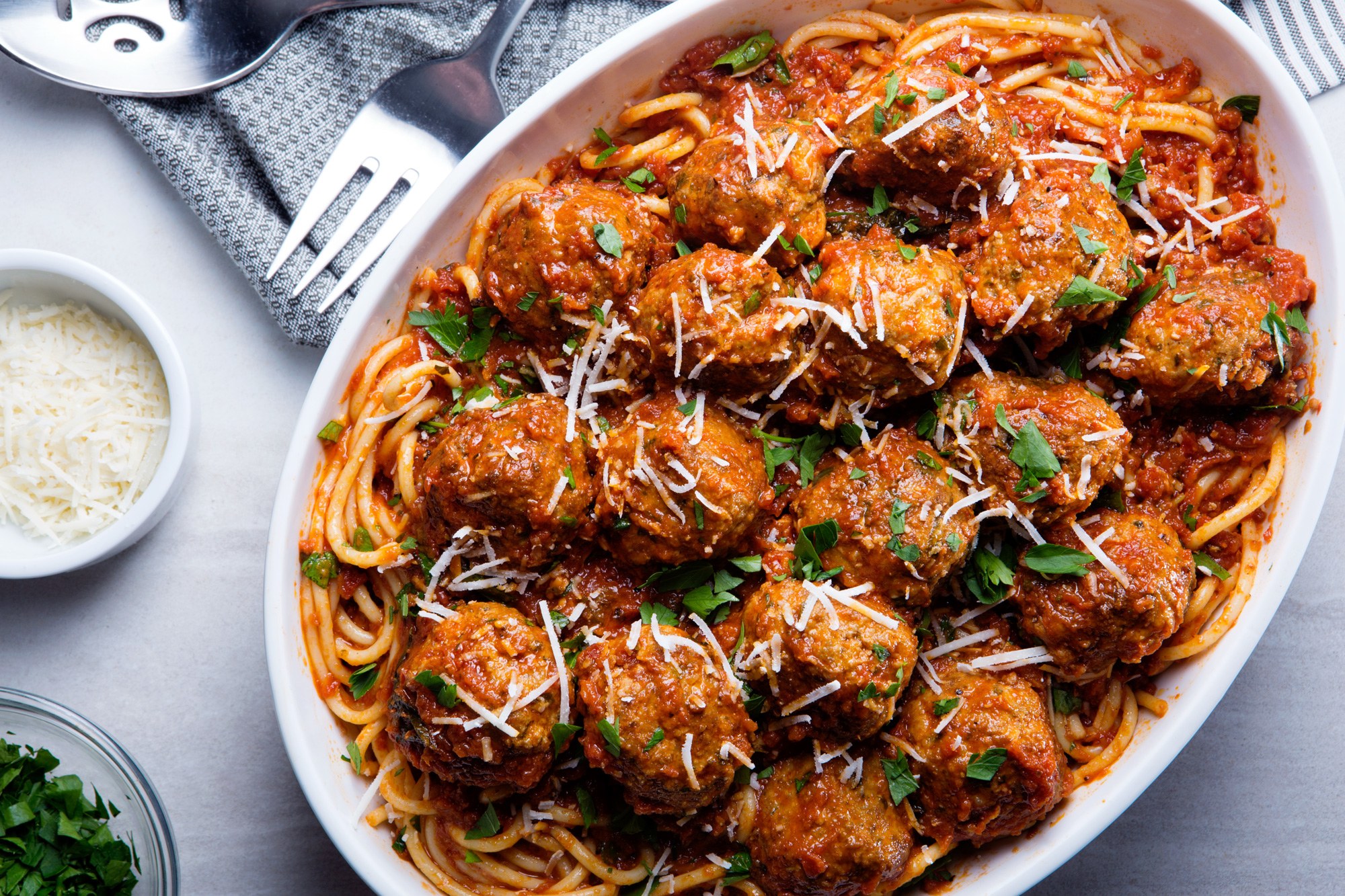 Spaghetti and Meatballs