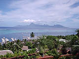 Moorea seen from Punaauia in Tahiti
