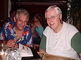 Alfredo Restaurant's Christian with Bob Hamara