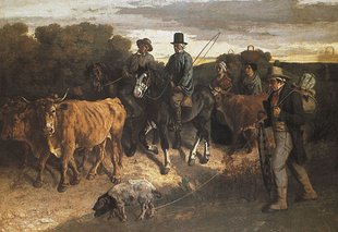 Gustave Courbet: Los campesinos de Flagey