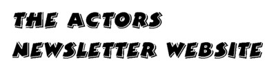 The Actors Newsletter Website