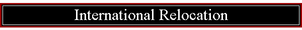 International Relocation