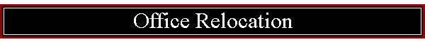 Office Relocation