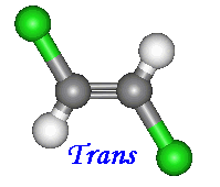 A 'trans' molecule - trans-1,2-dichloroethene