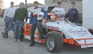 Dan Stevens and crew, 2003