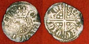 Henry III Long Cross Silver Penny 1858-S1363 - Oxford - Gifrei