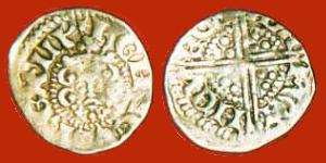 Henry III Long Cross Silver Penny 2316-S1363 Newcastle - Adam