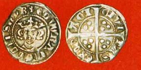 Edward I Silver Penny 1800-s1429 - York - Royal - Ebor / ACI
