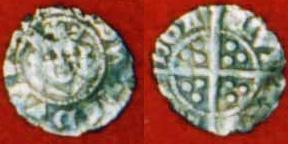 2976 - s1474 / s1562 Edward II Farthing of the London Mint Lombardica In Reverse
