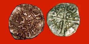 2078 - s1559 Edward III Florin half d of London Type 1