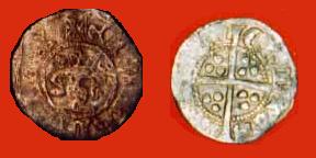 2079 - s1559 Edward III Florin half d of London Type 8-7