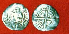 2577 - s1559 Edward III Florin half d of London Type 8-6