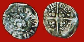 2847 - s1559 Edward III Florin half d of London Type 8-1