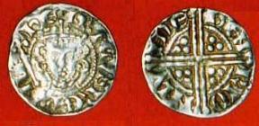 Henry III Long Cross Silver Penny 1124-S1367 London - Henri - Chevron N Lunde