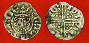 Henry III Long Cross Silver Penny 1216-S1364 York - Tomas